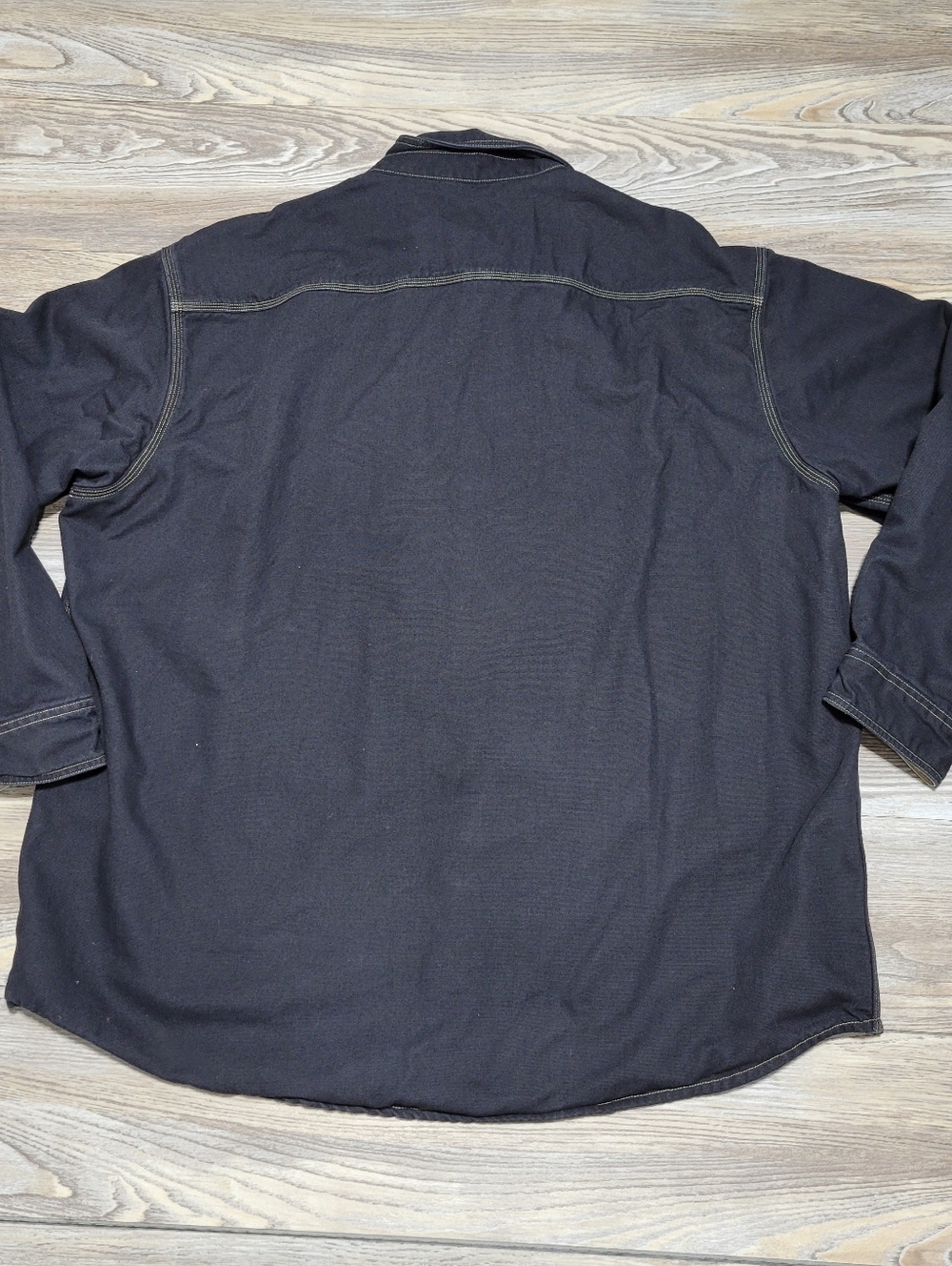 Carhartt Flame-Resistant Canvas Shirt Jacket Men's Size 3XL Blavk - Picture 7 of 8